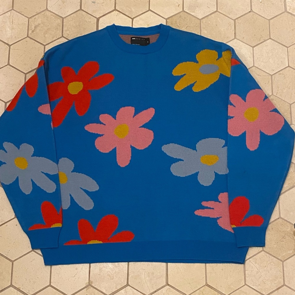 Asos Flower Sweater- Never Worn